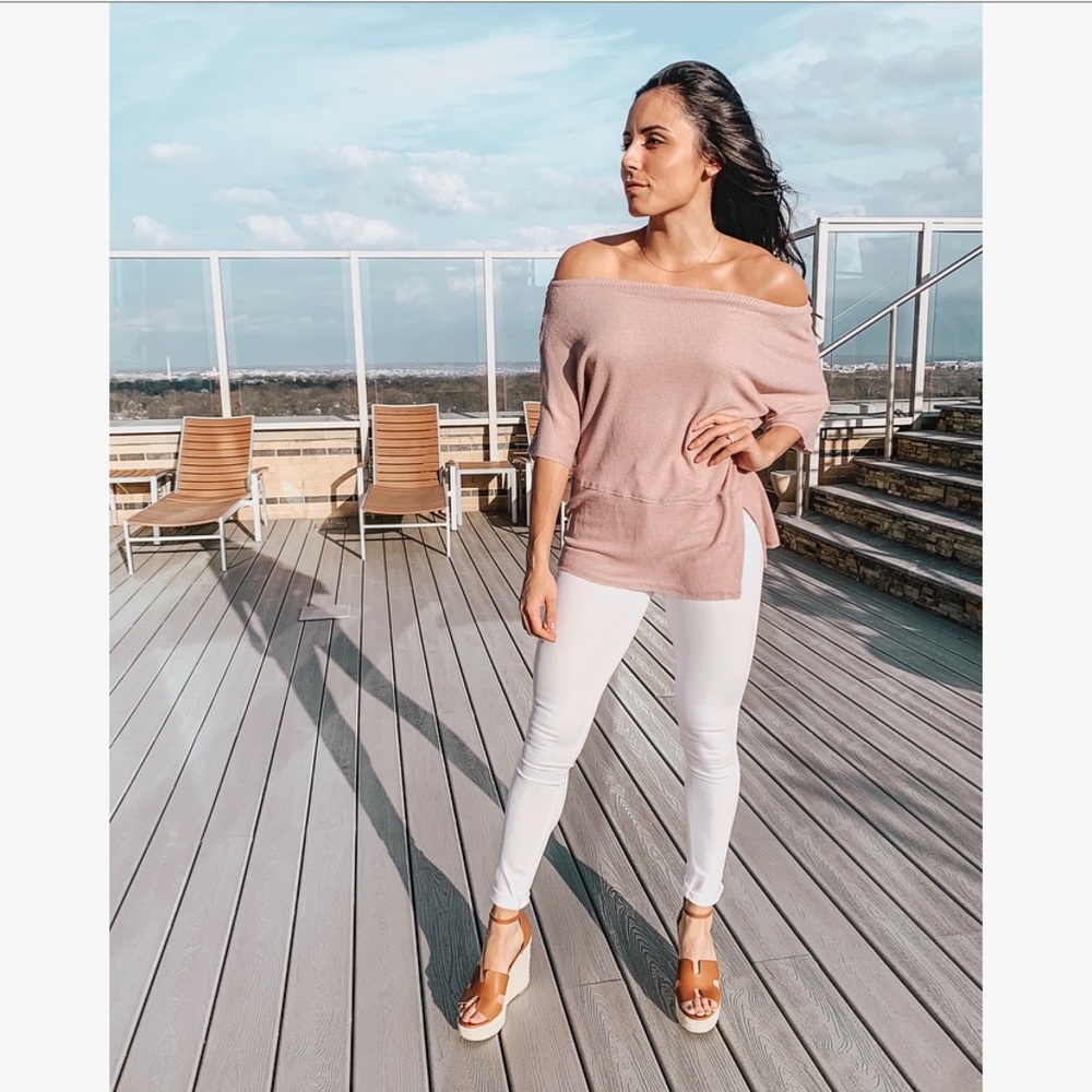 Charlotte Waffle Knit Tunic | Mauve